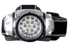 Фонарь ULTRAFLASH LED5353  налобн металлик 19led 4 реж 3xr03 пласт коробка
