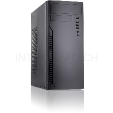 Корпус c блоком питания 500 Ватт Case Foxline FL-301, ATX, 1x5.25EXT, 1x3.5EXT, 4x3.5INT, 4xUSB2.0, HDA, w/o FAN, w/500W ATX PSU, w/1.2m EU pwr cord