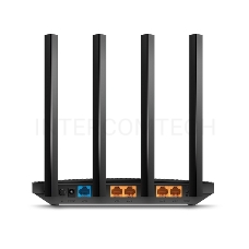Роутер беспроводной TP-Link Archer C6U AC1200 10/100/1000BASE-TX/4G ready черный