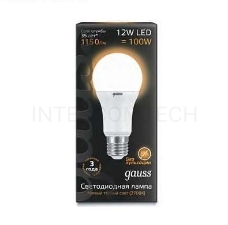Лампа светодиодная GAUSS LD102502112  LED A60 globe 12W E27 2700K