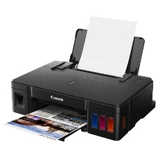Принтер Canon PIXMA G1411, 4-цветный струйный СНПЧ A4, 8.8 (5 цв) изобр./мин, 4800x1200 dpi, подача: 100 лист., USB, печать фотографий, печать без полей (Старт.чернила 12000 стр черные, 7000 стр CMY цветные)