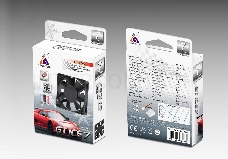 Вентилятор Glacialtech GT ICE 7 70x70x25mm 3-pin 4-pin (Molex)24dB 67gr Ret