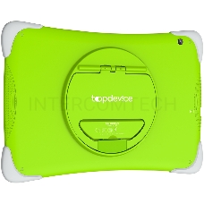 Планшет Topdevice Kids Tablet K10, 10.1 (1280x800) IPS display, Android 11 (Go edition) + HMS apps, up to 1.8GHz 4-core RK3566, 2/32GB, BT 4.1, WiFi, USB-C, microSD card slot,  0.3MP front cam + 2.0MP rear cam, 6000mAh bat, green