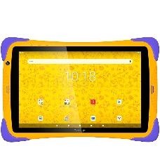 Планшет Prestigio SmartKids UP, 10.1 (1280*800) IPS display, Android 10 (Go edition), up to 1.5GHz Quad Core RK3326 CPU, 1GB + 16GB, BT 4.0, WiFi, 0.3MP front cam + 2.0MP rear cam, USB ype-C, microSD card slot, 6000mAh battery. Color: orange-violet