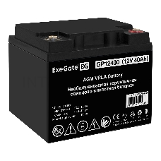 Аккумуляторная батарея ExeGate GP12400 (12V 40Ah, под болт М6)