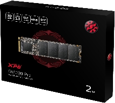 Накопитель SSD ADATA PCI-E x4 2Tb ASX6000PNP-2TT-C XPG SX6000 Pro M.2 2280