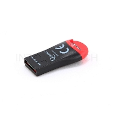 Картридер внешний USB2.0 Gembird, для считывания MicroSD карт, блистер