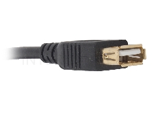 Кабель Defender PRO USB 2.0 кабель удлинительный 1.8м AM/AF , зол.конт, 2фер.фил. (87429)