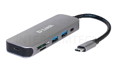 Разветвитель USB 2.0 D-Link DUB-2325 2порт. черный (DUB-2325/A1A)