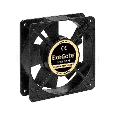 Вентилятор 220В ExeGate EX289014RUS EX12025BAT (120x120x25 мм, 2-Ball (двойной шарикоподшипник), клеммы, 2200RPM, 33dBA)