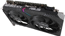 Видеокарта Asus PCI-E 4.0 DUAL-RTX3060TI-O8G-MINI-V2 LHR NVIDIA GeForce RTX 3060Ti 8192Mb 256 GDDR6 1680/14000/HDMIx1/DPx3/HDCP Ret