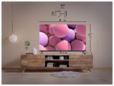 Телевизор LED Kivi 43 43U740NB черный 4K Ultra HD 60Hz DVB-T2 DVB-C WiFi Smart TV