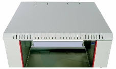 Шкаф телеком. настенный разборный 6U (600х350) дверь металл (ШРН-Э-6.350.1) (1 коробка)