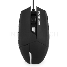 Мышь игровая Гарнизон GM-600G, Альмак, код Survarium, USB, чип Х1, черн., софт тач, 1600 DPI, 5кн.+колесо-кнопка