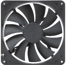 Вентилятор Glacialtech GT ICE 14 140x140x25mm 3-pin 4-pin (Molex)23dB 161gr Ret
