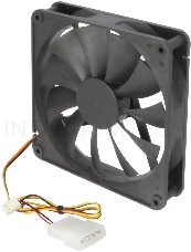 Вентилятор Glacialtech GT ICE 14 140x140x25mm 3-pin 4-pin (Molex)23dB 161gr Ret