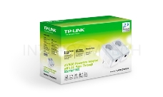 Сетевой адаптер TP-Link TL-PA4010PKIT AV600 Powerline  Adapter with AC Pass Through Starter Kit, Ultra Compact Size, 500Mbps Powerline Datarate,  10/100Mbps Fast Ethernet, HomePlug AV, Green Powerline,  Plug and Play