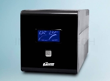 Источник бесперебойного питания PowerMan Smart Sine 1000 black (Pure Sine Wave/LCD Display/USB/Software/RJ11/45)