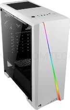 Корпус Aerocool Cylon White без БП, боковое окно, с Card Reader, ATX, белый