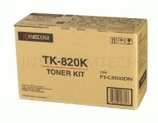 Тонер-картридж Kyocera-Mita TK-820K черный для FS-C8100DN 15000стр.