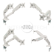 Кронштейн ONKRON G160 для монитора 13-32 настольный, белый