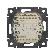 Двухклавишный выключатель Legrand Valena 774328 с подсветкой, крем