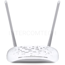 Сетевое оборудование TP-Link SOHO TD-W8961N(RU) 300 Мбит/с, 2T2R, ADSL2/ADSL+, Annex A, 4 порта 100 Мбит/с