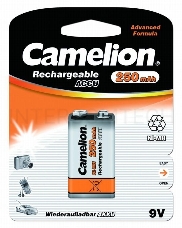 Аккумулятор Camelion 9V-250mAh Ni-Mh BL-1 аккум-р,9В 5014