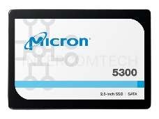 Накопитель MICRON 5300 MAX 480GB Enterprise SSD, 2.5” 7mm, SATA 6 Gb/s, Read/Write: 540 / 460 MB/s, Random Read/Write IOPS 95K/60K