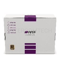 Блок питания для ПК 600 Ватт/ PSU HIPER HPB-600 (ATX 2.31, 600W, Active PFC, 80Plus BRONZE, 140mm fan, черный) BOX