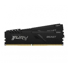 Память оперативная Kingston 64GB 3200MHz DDR4 CL16 DIMM (Kit of 2) FURY Beast Black