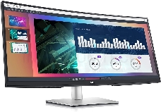 Монитор DELL P3421W DELL P3421W Curved 34,IPS , 3440x1440, 5ms, 300cd/m2, 1000:1, 178/178, HDMI,DP,USB-C,3*USB 3.2, HAS,Tilt,Swivel,  3xUSB 3.0, 3Y