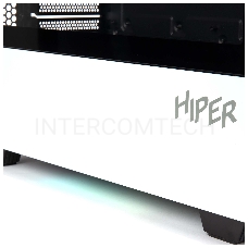 Корпус Hiper PW81 белый без БП ATX 3x120mm 2xUSB2.0 2xUSB3.0 audio bott PSU