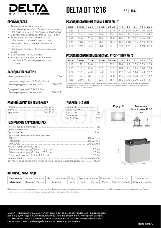 Батарея Delta DT 1218 (12V, 18Ah)