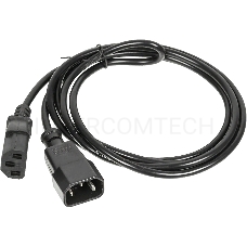 Cable with connector C13 - C14 on wire PVC 3 * 1.00 3.0 meter. black