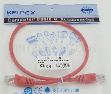Сетевое оборудование Patchcord molded 5E Copper 0.5m Red
