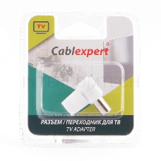 Разьем Cablexpert TVPL-9, TV (папа), 90 градусов, блистер