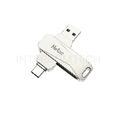 Флеш Диск USB Drive Netac U782C dual USB3.0+TypeC 32GB, retail version