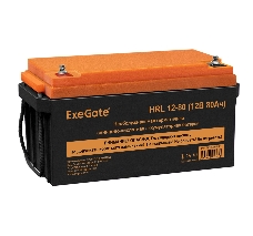 Аккумуляторная батарея ExeGate EX285654RUS HRL 12-80 (12V 80Ah, под болт М6)