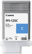 Картридж струйный Canon PFI-120 C 2886C001 голубой (130мл) для Canon Canon imagePROGRAF TM-200/205