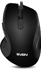 Мышь SVEN RX-113  (5+1кл. 800-2000DPI,  Soft Touch, каб. 1,5м, блист.)