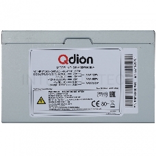 Блок питания 600Вт Power Supply FSP QDION ATX 600W, 120mm, 5xSATA, 2xPCI-E, APFC, 80+