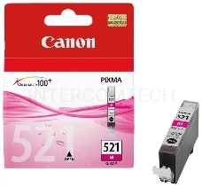 Картридж струйный CLI-521M (2935B004) для Canon Pixma iP3600, 4600, MP540 ,MP620, MP630, MP980, Пурпурный, 520стр.