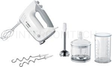 Миксер ручной Bosch MFQ36480 450Вт белый/серый