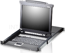 Kvm консоль ATEN SINGLE RAIL 16P PS/2-USB LCDKVMP 17INCH (CL5716MR)