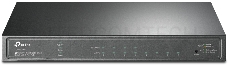 Коммутатор TP-Link JetStream 8-Port Gigabit Smart Switch with 4-Port PoE+, 4× Gigabit PoE+ Ports, 802.3at/af, 62 W PoE Power, Desktop Steel CaseIntegration with Omada SDN Controller, 802.1Q VLAN, STP/RSTP/MSTP, IGMP Snooping, 802.1p/DSCP QoS, ACL, 802.1x,