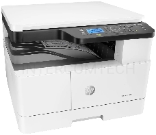 МФУ HP LaserJet MFP M438n, принтер/сканер/копир, (A3, скор. печ. 22 стр/мин, разр. скан. 600х600, печати 1200х1200, Ethernet (RJ-45), USB)