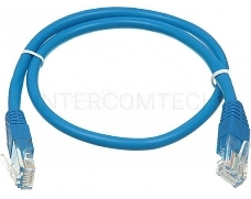 Сетевое оборудование Patchcord molded 5E Copper 0.5m blue