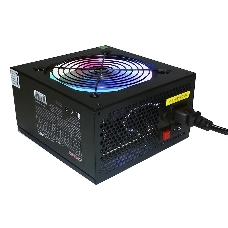 Блок питания 800W ExeGate EVO800, ATX, PC, RGB, black, APFC, 12cm, 24p+(4+4)p, PCI-E, 5*SATA, 3*IDE, FDD + кабель 220V в комплекте