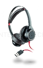 Гарнитура проводная BLACKWIRE 7225,BW7225,USB-A,BLACK,WW